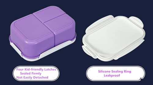 3-Compartment Bento Lunch Box for Kids & Adults, Under $8 - Image 7