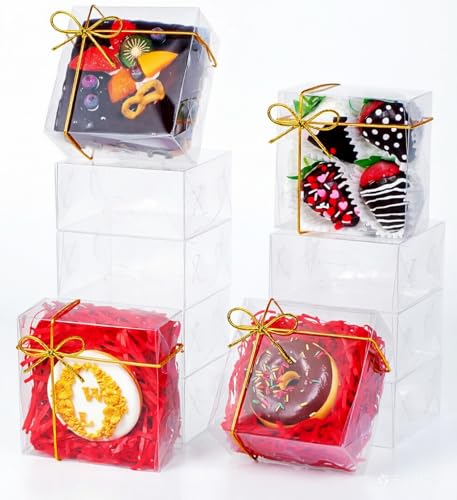 25-Pack Clear Bakery Boxes – Perfect for Treats & Gifts - Image 2
