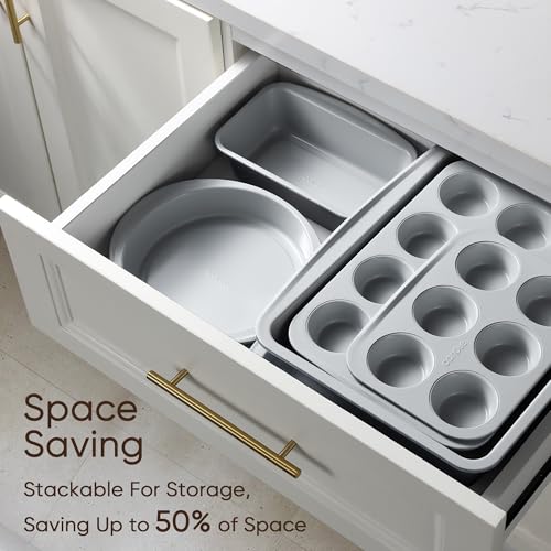 57% Off CAROTE 7-Piece Nonstick Baking Pan Set - Image 8