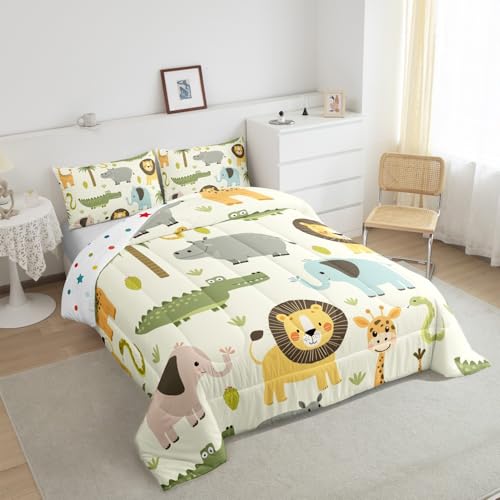 36% Off Feelyou Cute Wild Animals Bedding Set for Kids - Image 5