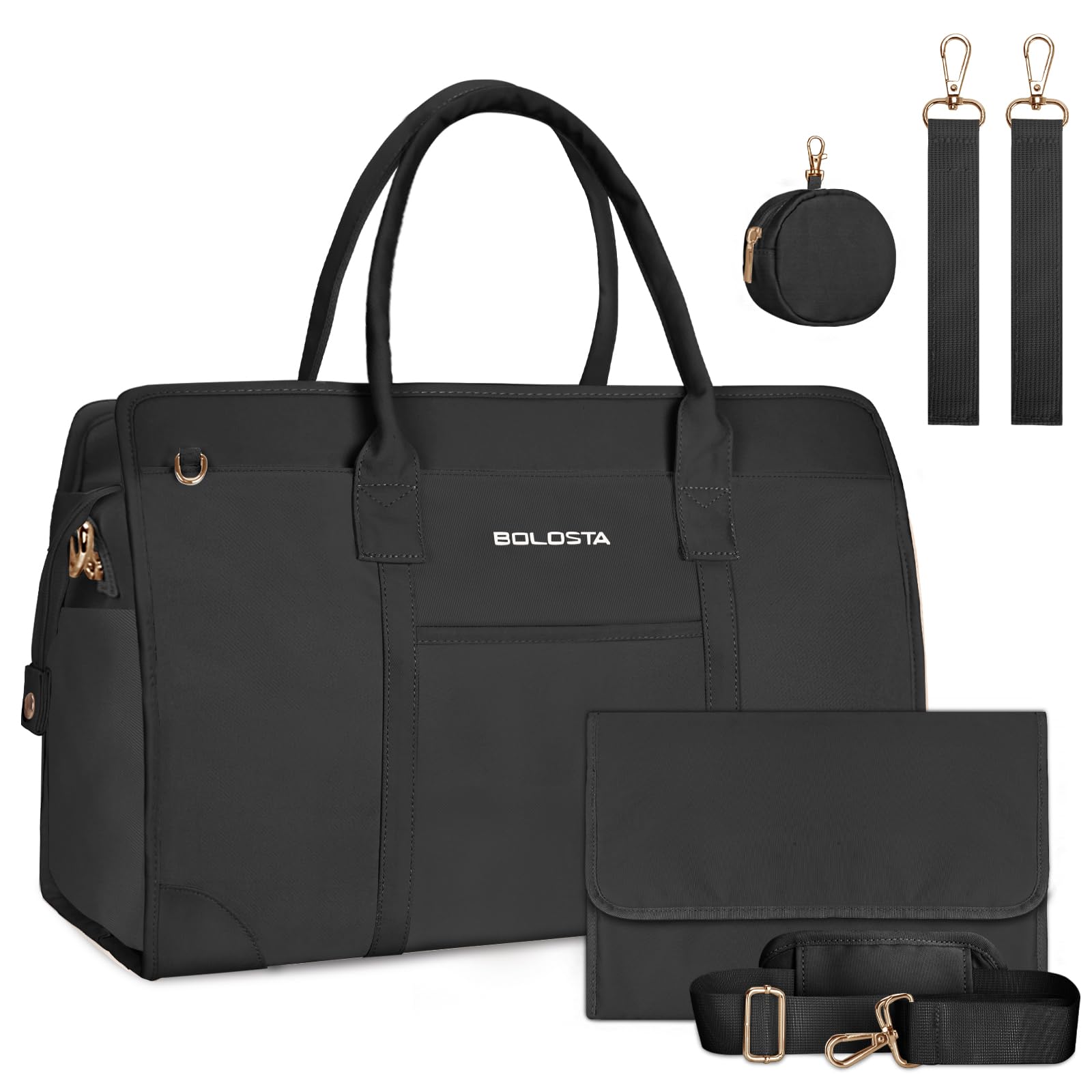 BOLOSTA Diaper Bag Tote with Changing Pad - Save Now