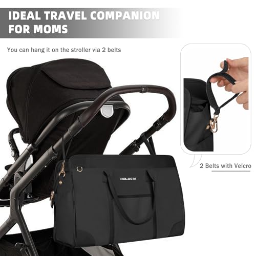 BOLOSTA Diaper Bag Tote with Changing Pad - Save Now - Image 5