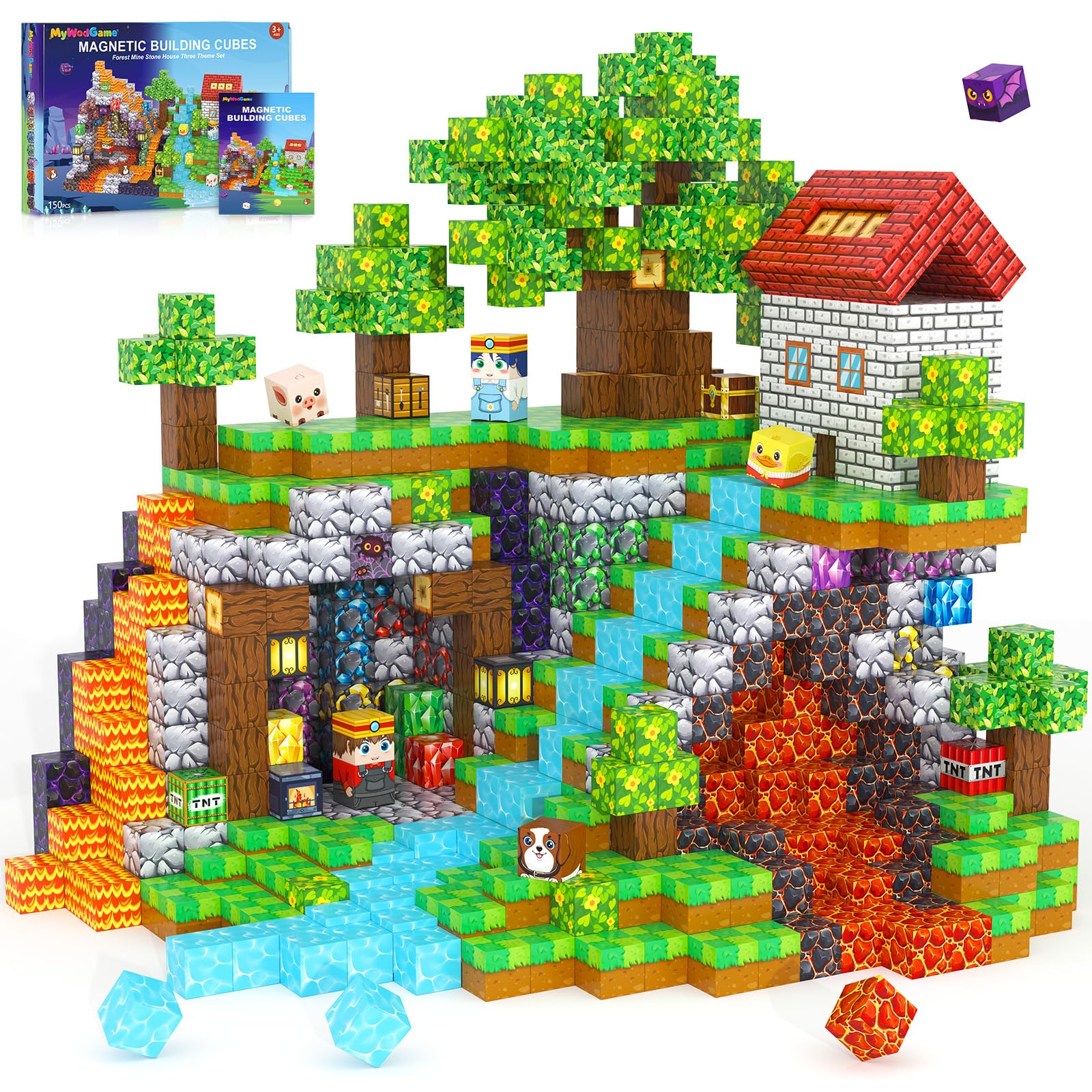 5% Off 150PCS Magnetic Blocks Building Toys for Kids