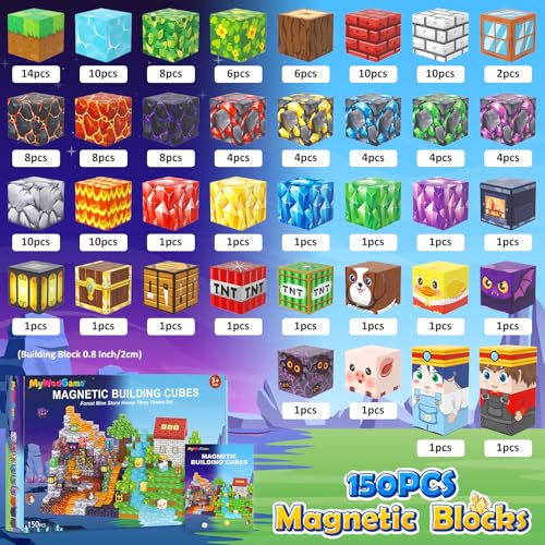 5% Off 150PCS Magnetic Blocks Building Toys for Kids - Image 4
