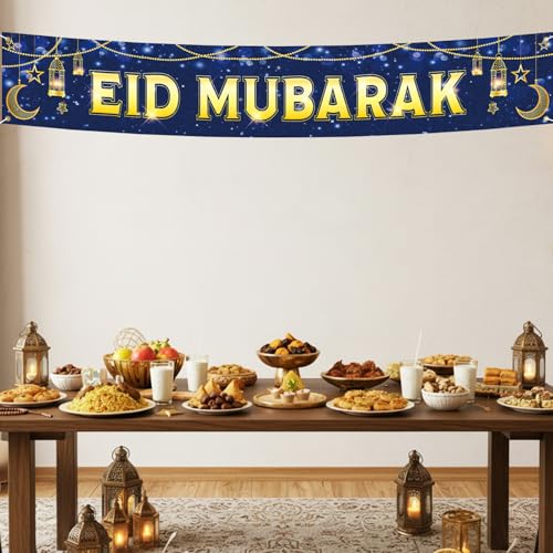 14% Off Large Eid Mubarak Banner Yard Sign 118x20 inches - Image 4