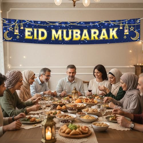 14% Off Large Eid Mubarak Banner Yard Sign 118x20 inches - Image 6