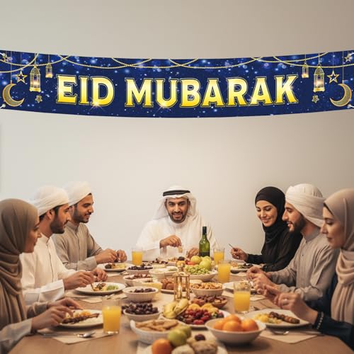 14% Off Large Eid Mubarak Banner Yard Sign 118x20 inches - Image 8