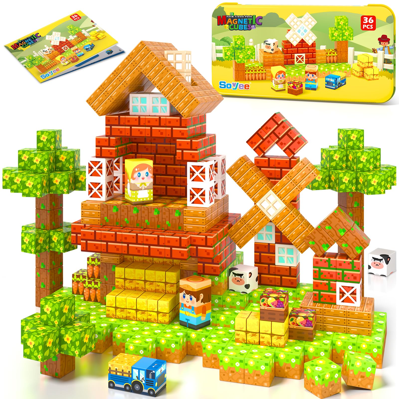 25% Off Soyee Magnetic Blocks Travel Toy for Kids 3-8