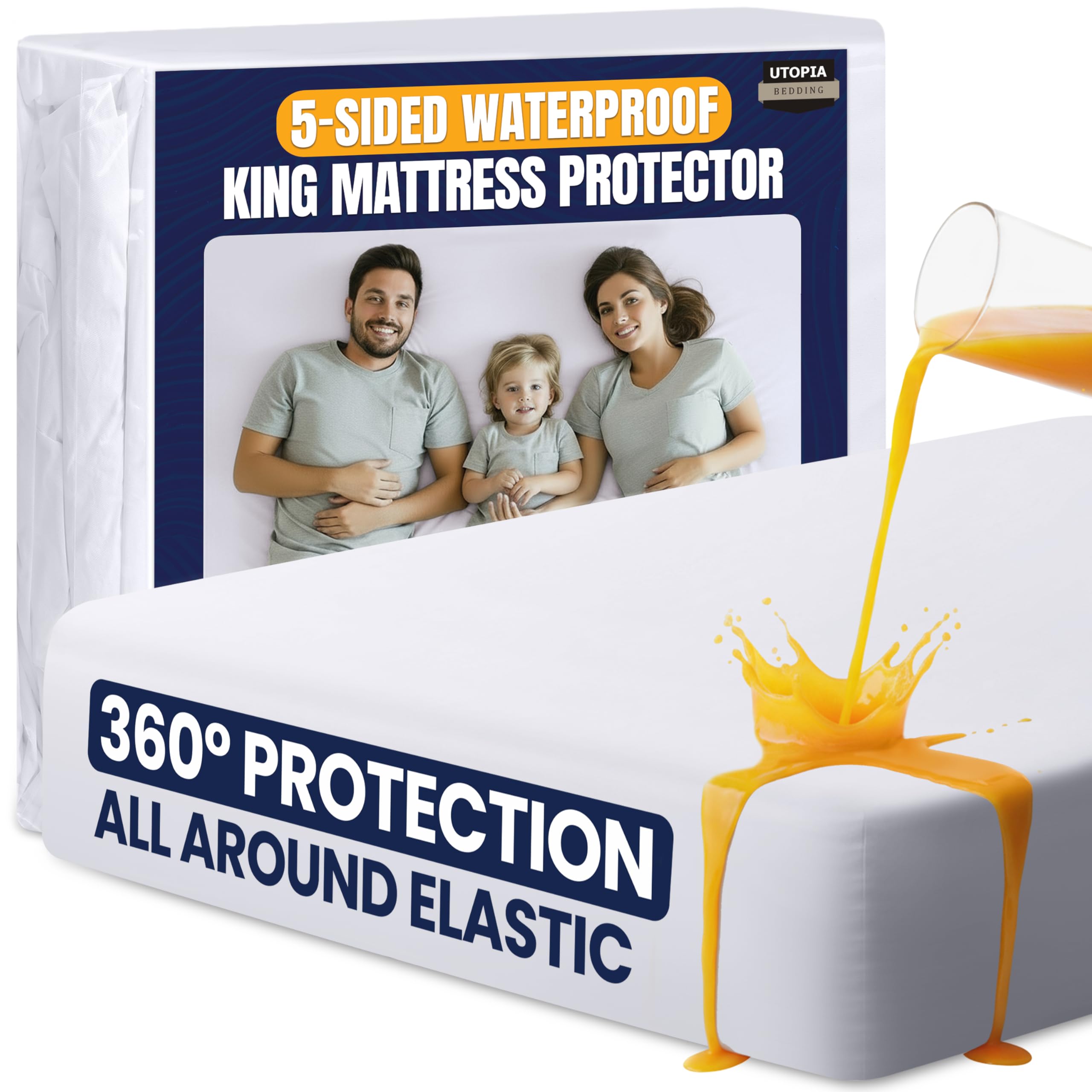 40% Off Utopia Bedding King Mattress Protector