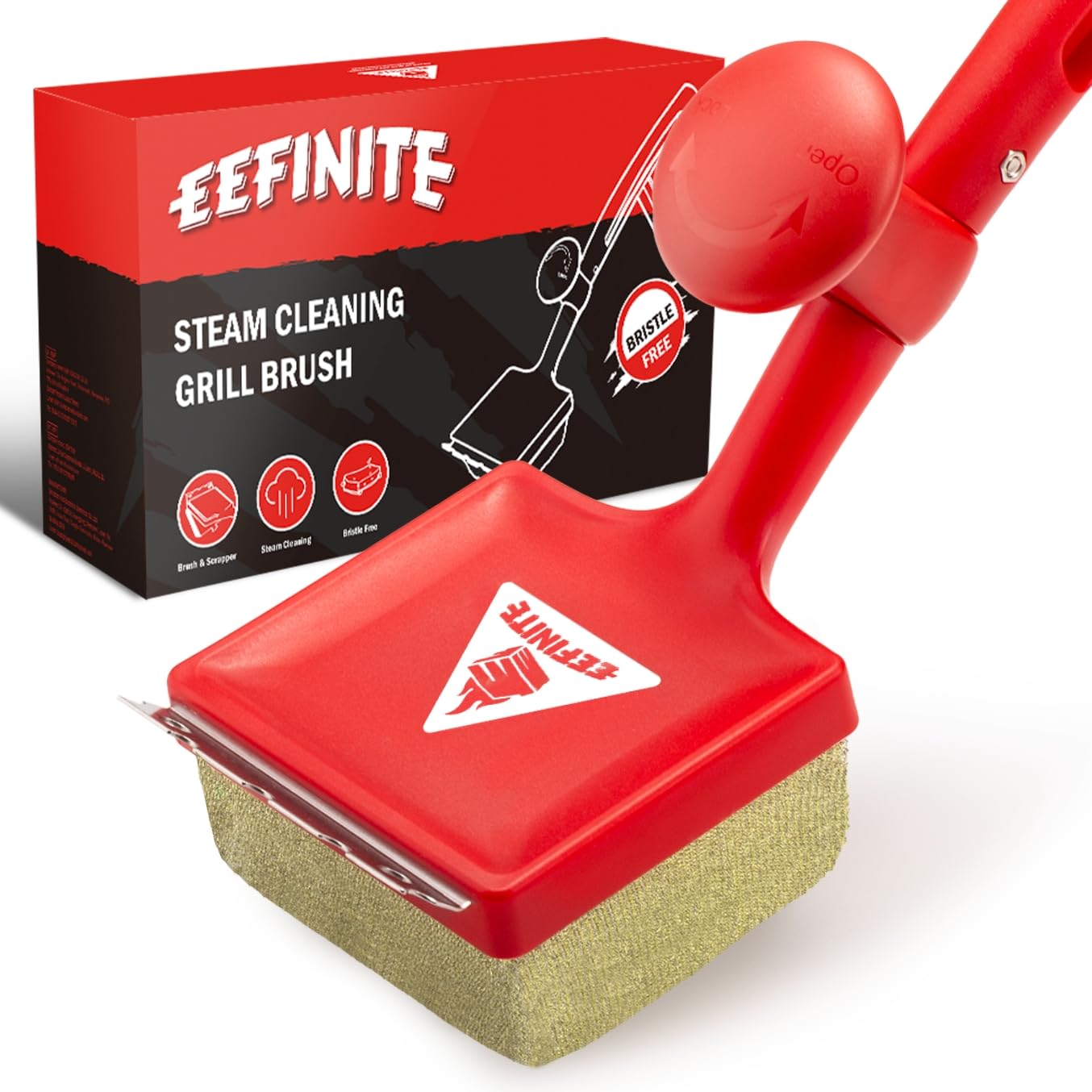 50% Off BBQ Grill Cleaner Brush – Safe & Steam-Powered