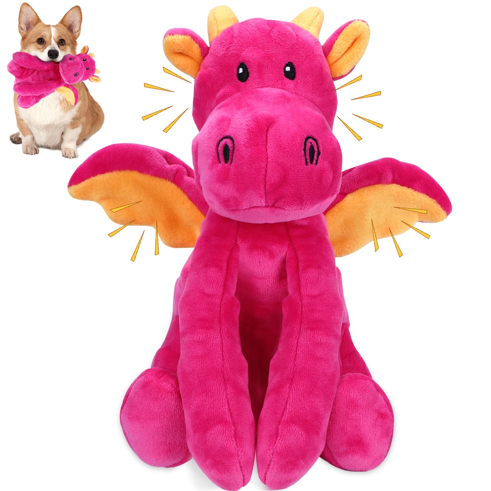 50% Off Letsmeet Dog Toy with Squeaker & Crinkle Paper