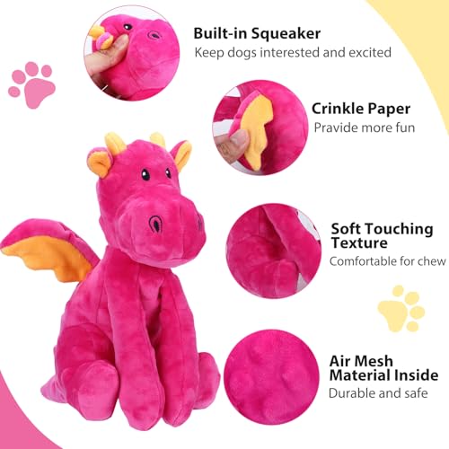 50% Off Letsmeet Dog Toy with Squeaker & Crinkle Paper - Image 3
