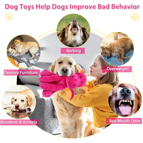 50% Off Letsmeet Dog Toy with Squeaker & Crinkle Paper - Image 6