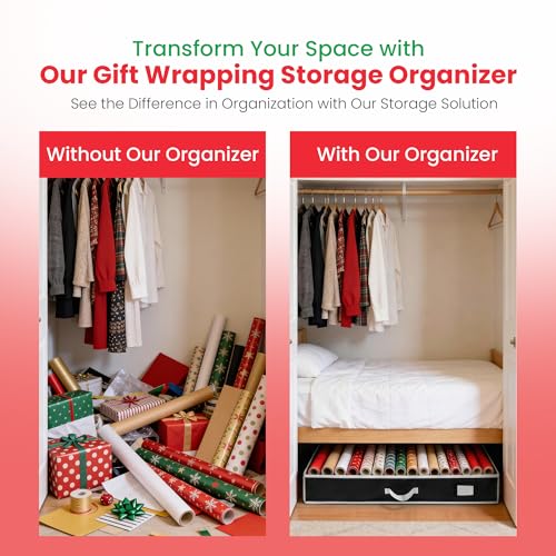 57% Off Handy Laundry Gift Wrap Storage Organizer - Image 6