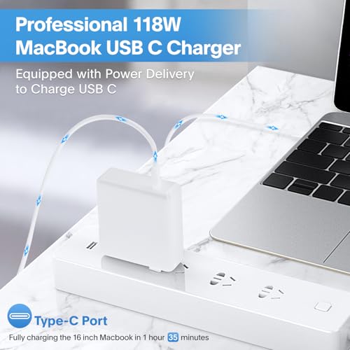 Sunveza 118W USB C Fast Charger for MacBook Pro – Save 11% - Image 3