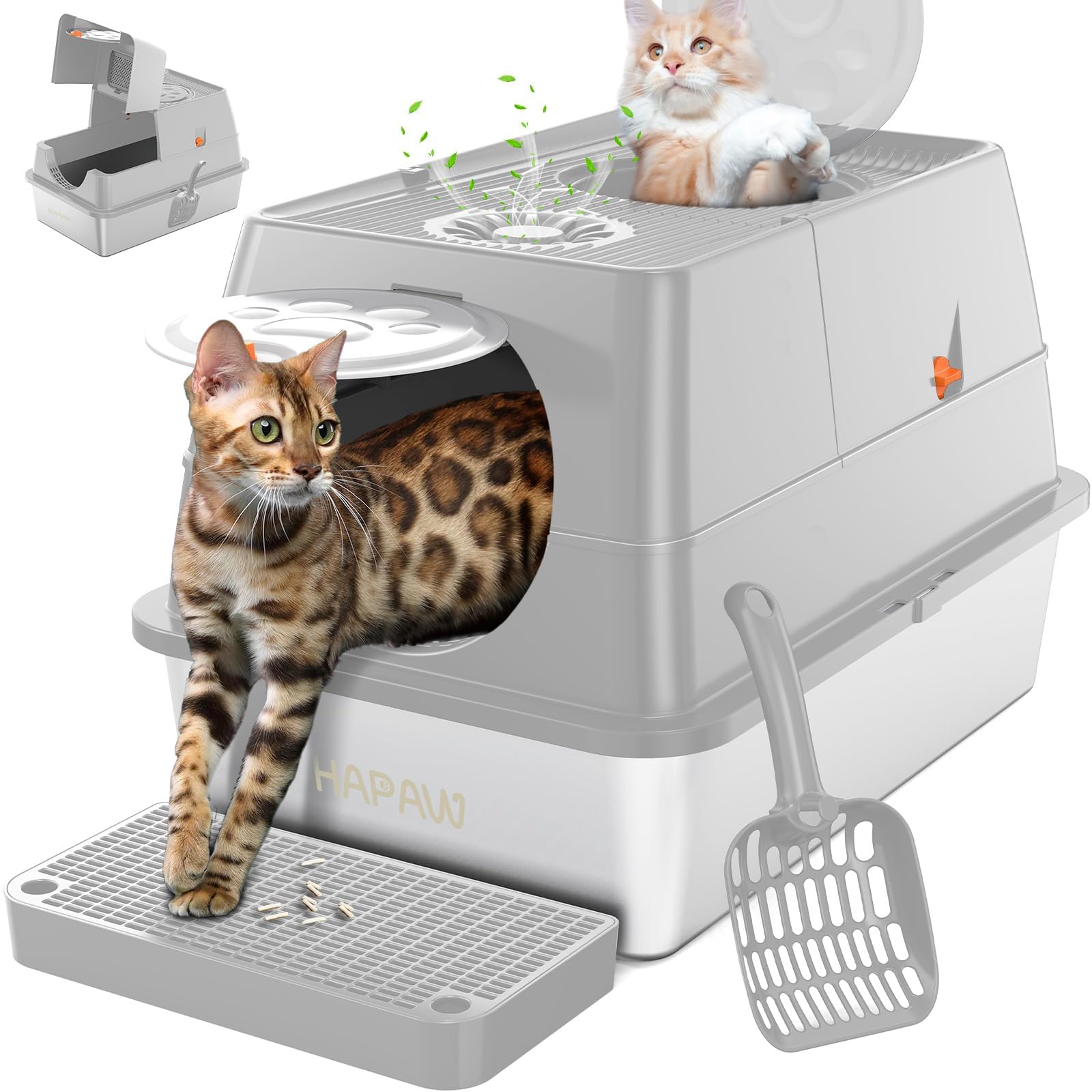 Was $79.xx, Now Just $39.xx! HAPAW Cat Litter Box