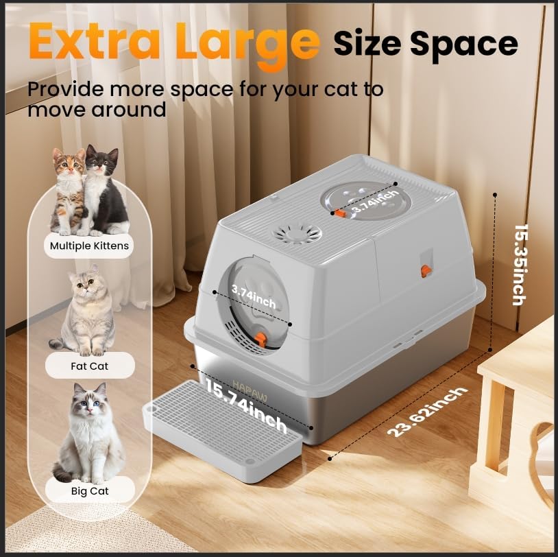 Was $79.xx, Now Just $39.xx! HAPAW Cat Litter Box - Image 3