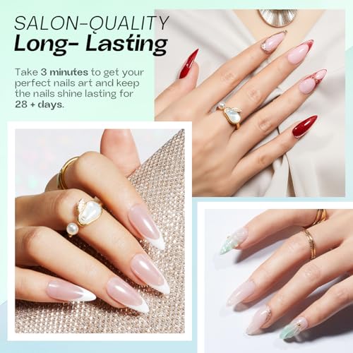 330pcs Medium Stiletto Nails – 15 Sizes, Pre-Filed - Image 7