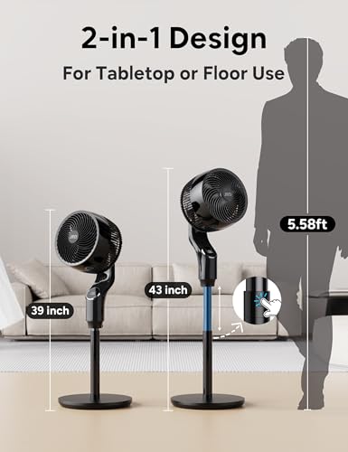 Save 30% on JRD Quiet Oscillating Standing Fan - Image 5