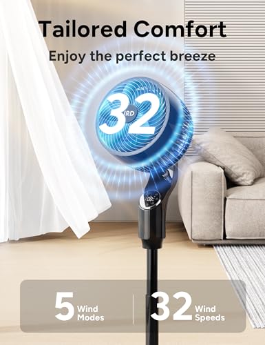 Save 30% on JRD Quiet Oscillating Standing Fan - Image 6