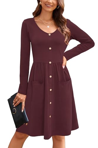 OUGES Midi Dress with Pockets – Great Deal at $8.55 - Image 2