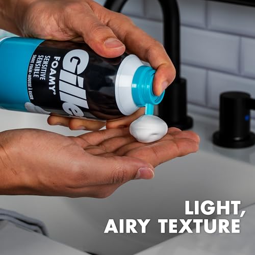 49% Off Gillette Foamy Shaving Cream for Sensitive Skin - Image 4