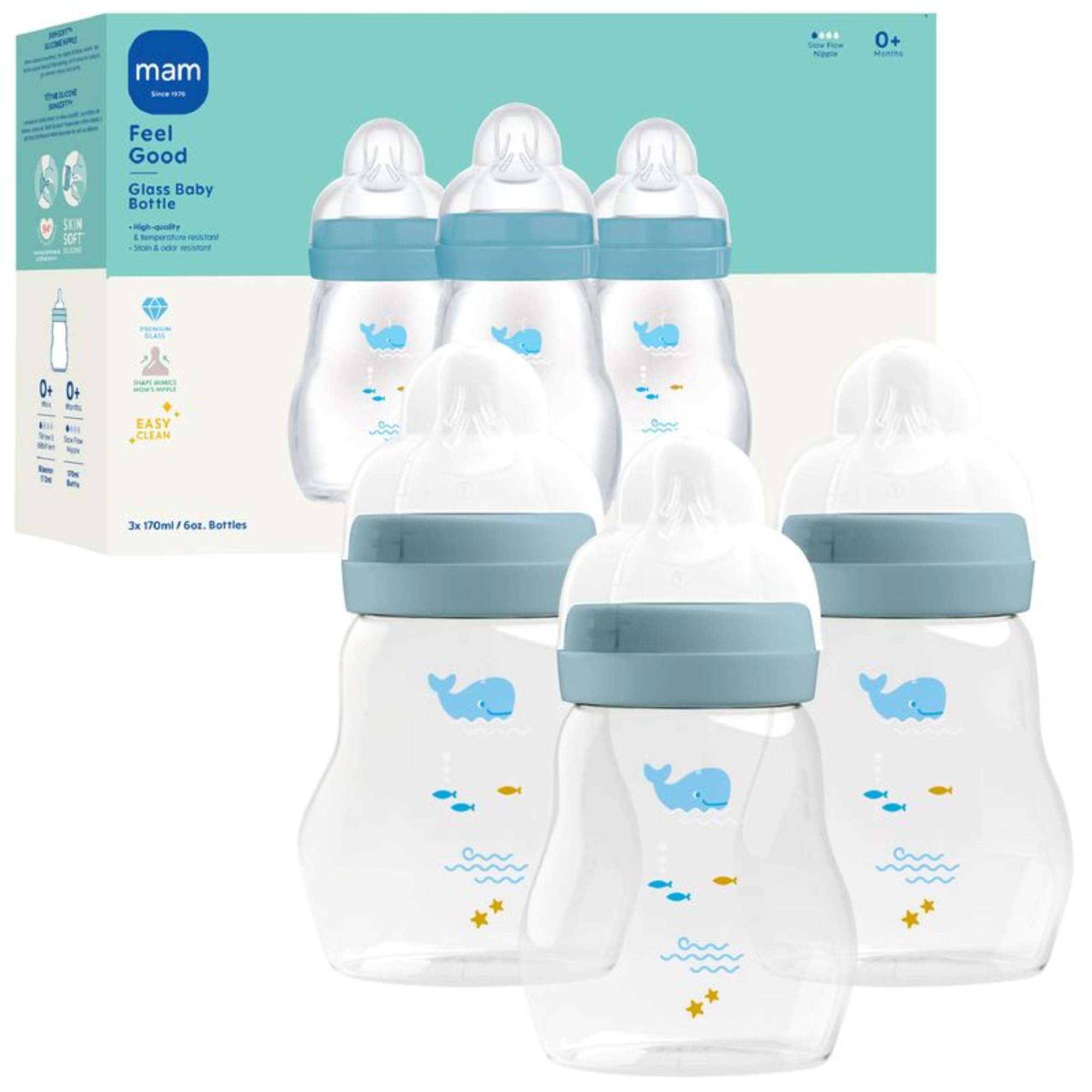 MAM Baby Bottle Deal: Save on 3-Pack Glass Bottles