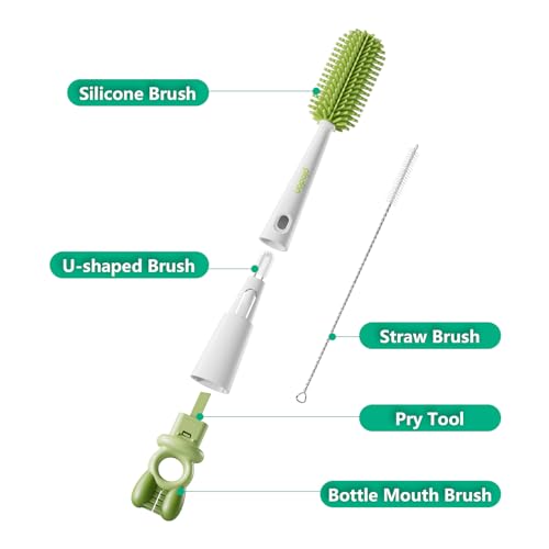 25% Off Plodon 5-in-1 Silicone Baby Bottle Brush Set - Image 3