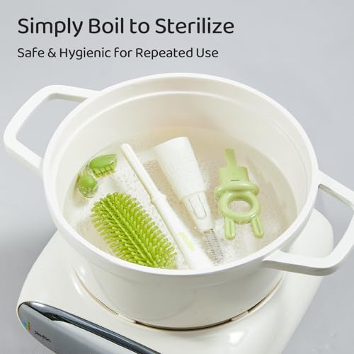 25% Off Plodon 5-in-1 Silicone Baby Bottle Brush Set - Image 7
