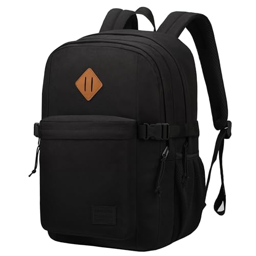SUPACOOL Black Backpack: Durable & Spacious for School - Image 2