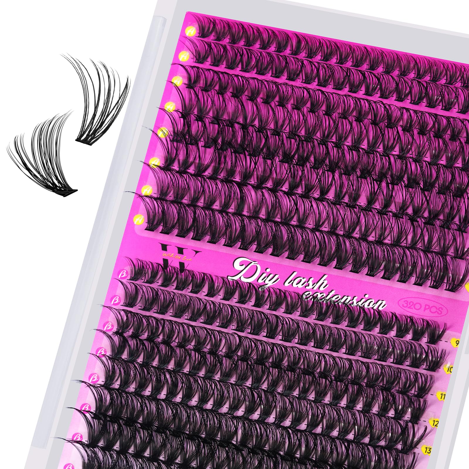70% Off 320PCS Lash Clusters Kit - DIY Natural Lashes