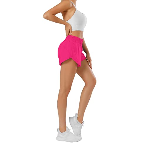 Aurefin Women's Athletic Shorts - Quick Dry & Zip Pockets - Image 3