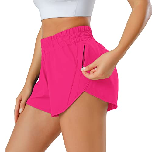Aurefin Women's Athletic Shorts - Quick Dry & Zip Pockets - Image 4