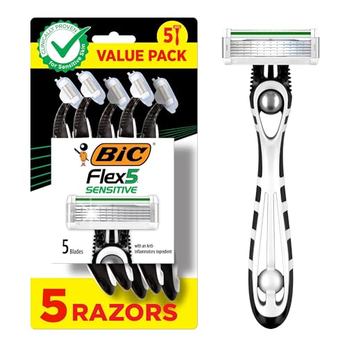 11% Off BIC Flex 5 Sensitive Men's Disposable Razors - Image 2