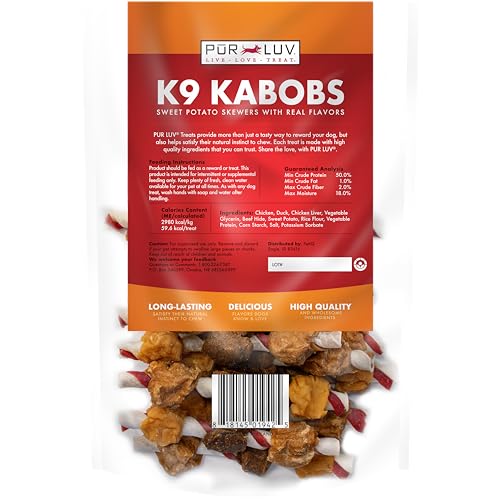 5% Off Pur Luv K9 Kabobs Dog Treats – Real Chicken & Sweet Potato - Image 3