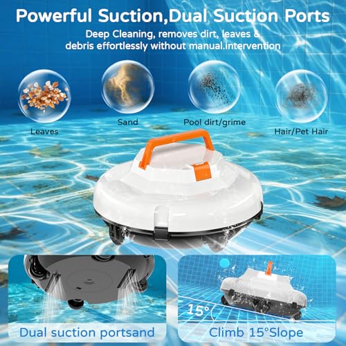 50% Off KOSGHO Cordless Robotic Pool Cleaner - Image 3