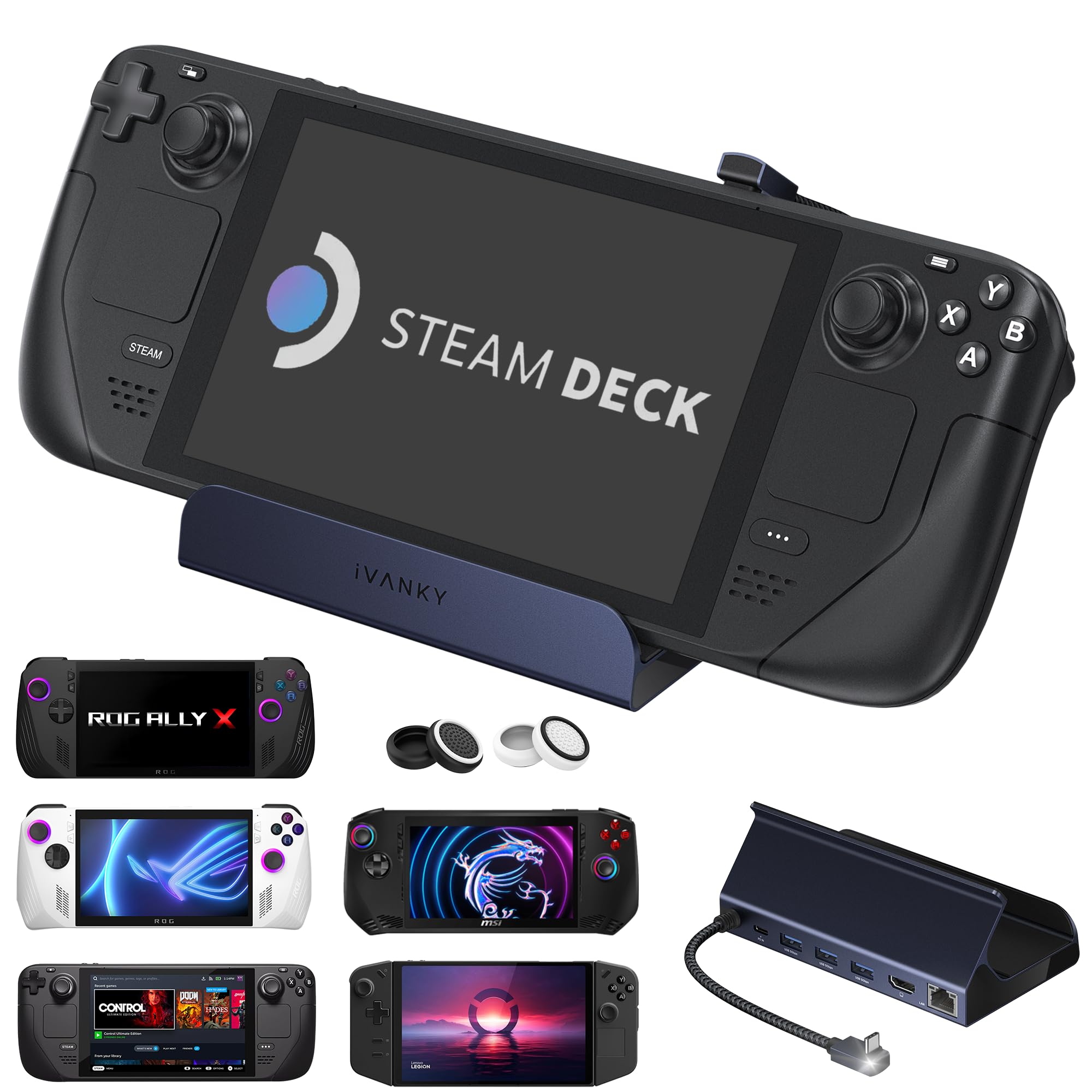 60% Off iVANKY 8-in-1 Steam Deck Dock with Code I46Y4C22