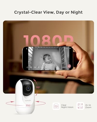 20% Off Momcozy Smart WiFi Baby Monitor with 5" Screen - Image 7