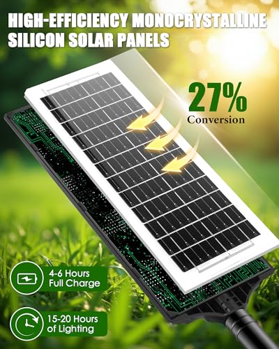 40% Off 16000LM Solar Street Light with Motion Sensor - Image 3