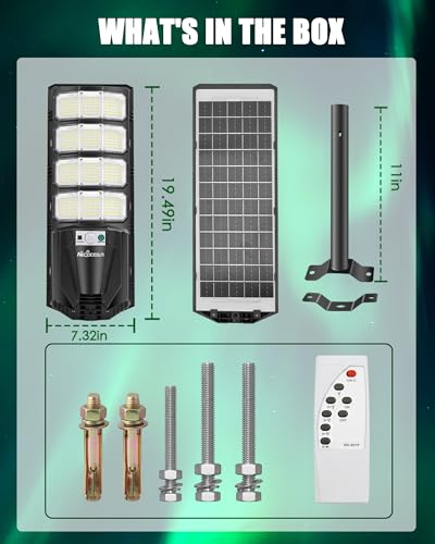 40% Off 16000LM Solar Street Light with Motion Sensor - Image 6