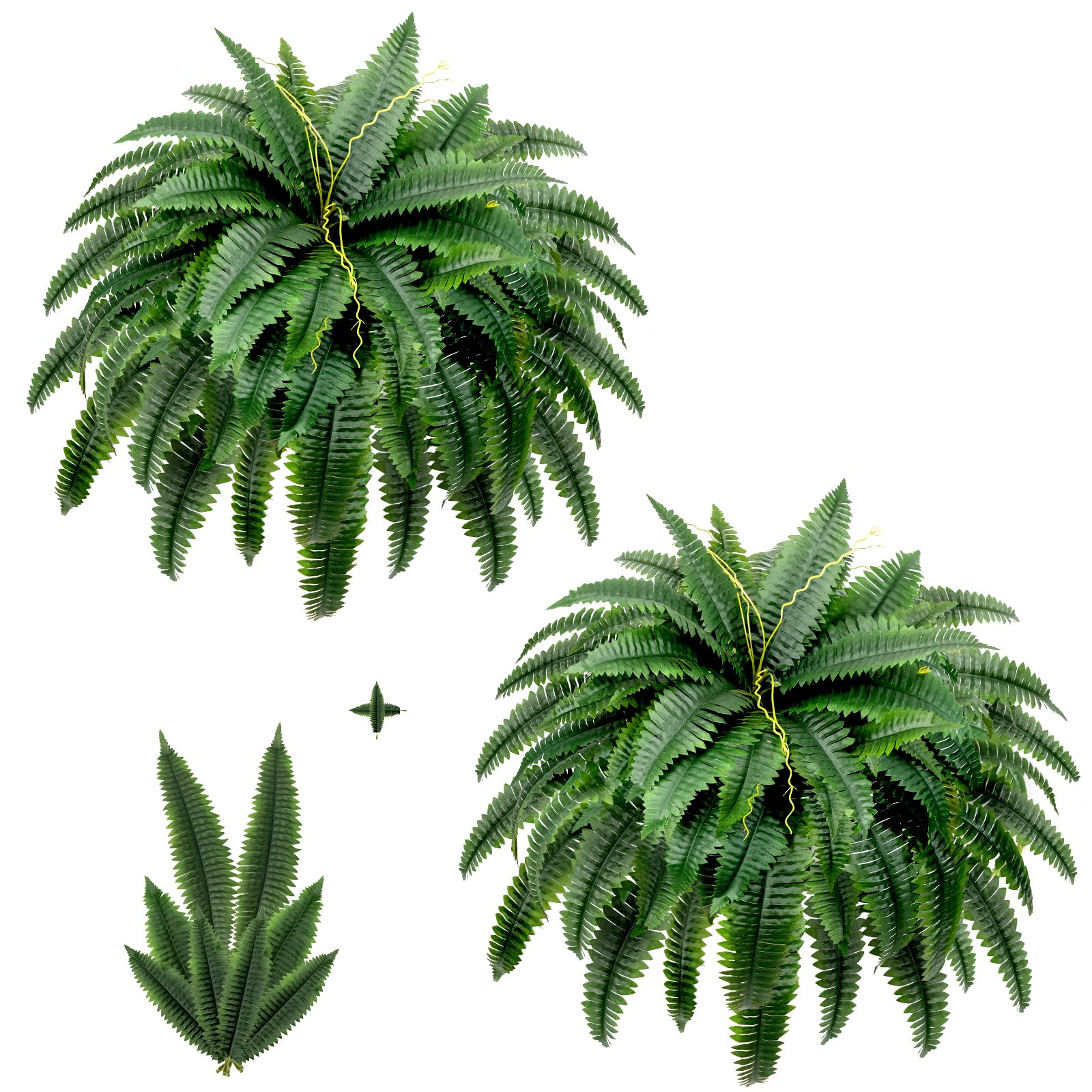 50% Off: Set of 2 Realistic Artificial Boston Ferns