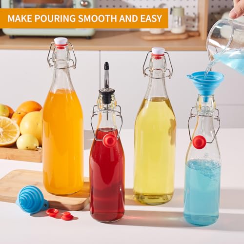 50% Off Keigocare 8-Pack 16oz Swing Top Glass Bottles - Image 6