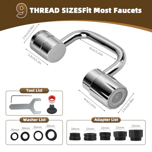 30% Off Breeker U-Shaped Faucet Extender with Dual Spray - Image 3