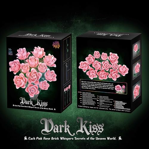 52% Off Pink Rose Bouquet Building Set for Adults - Image 5