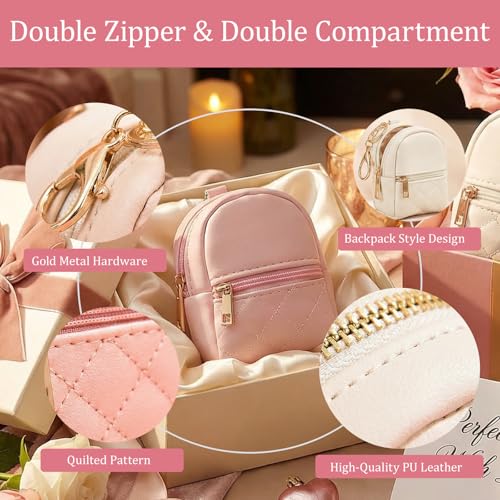 Save 35% on 2Pcs Mini Keychain Organizers for Lipstick & Cards - Image 3
