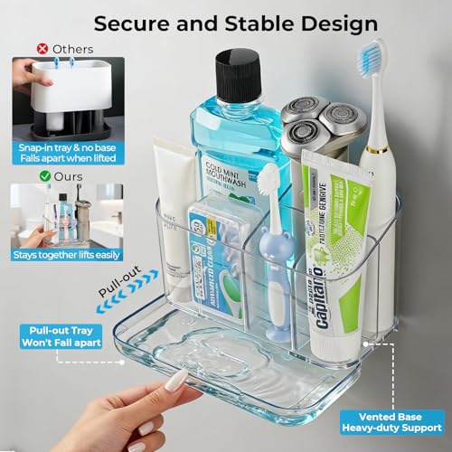 54% Off Niluks Bathroom Toothbrush Holders with Drainage - Image 4