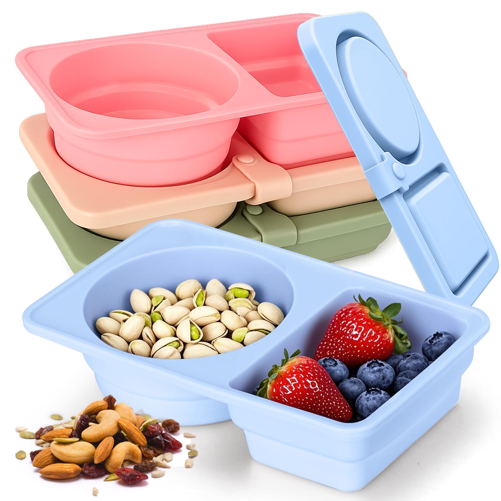 50% Off Mity rain Silicone Snack Containers 4-Pack