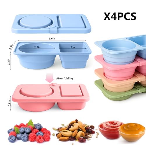 50% Off Mity rain Silicone Snack Containers 4-Pack - Image 3