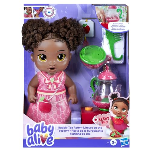 46% Off Baby Alive Berry Boo Doll with Teapot Accessories - Image 3