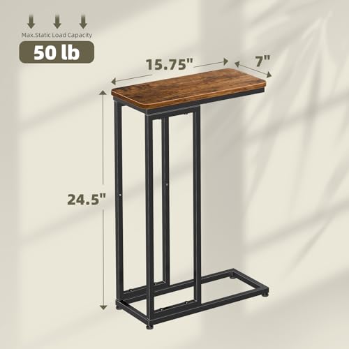 21% Off Simple Trending C Shaped End Tables Set of 2 - Image 4